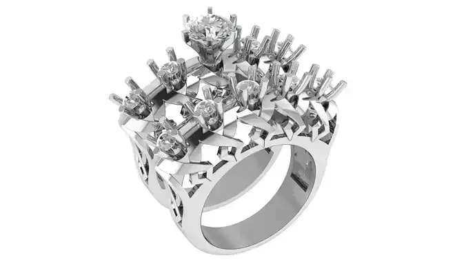 Bridal Set 3dm stl renders details