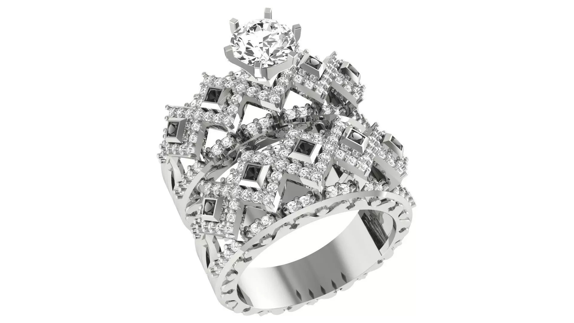 Bridal Set 3dm stl renders details 3D print model_0