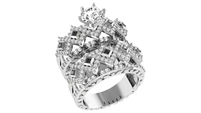 Bridal Set 3dm stl renders details