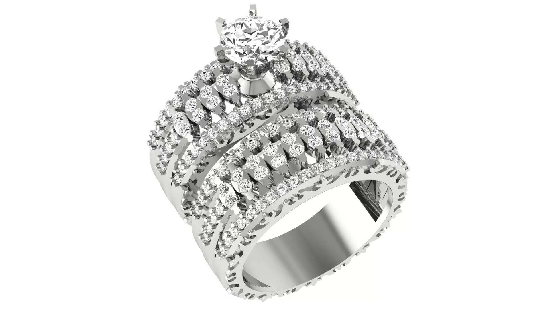 Bridal Set 3dm stl renders details 3D print model_0