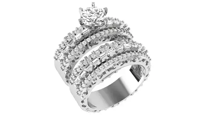 Bridal Set 3dm stl renders details