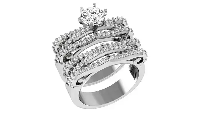 Bridal Set 3dm stl renders details