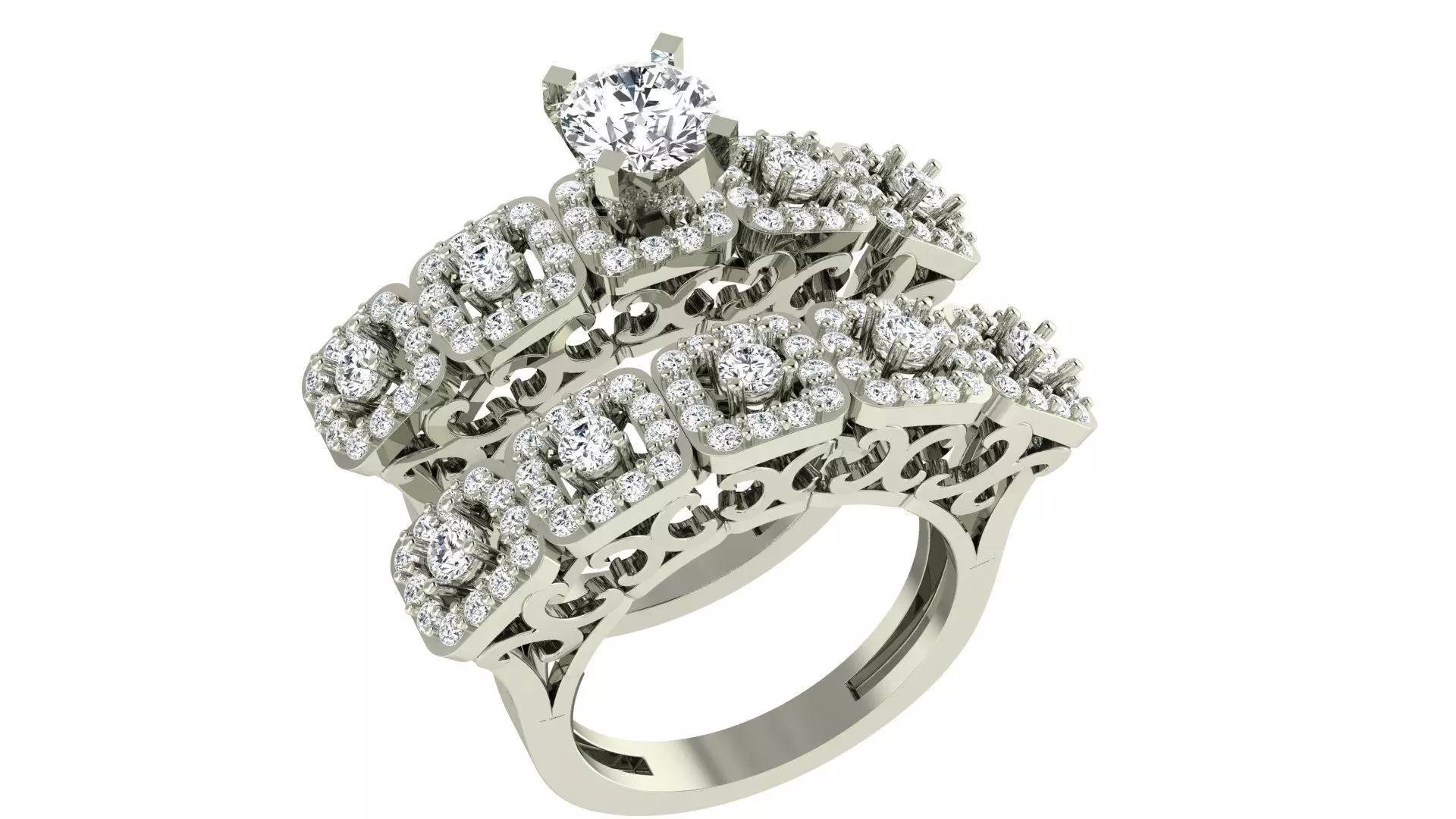 Bridal Set 3dm stl renders details 3D print model_0