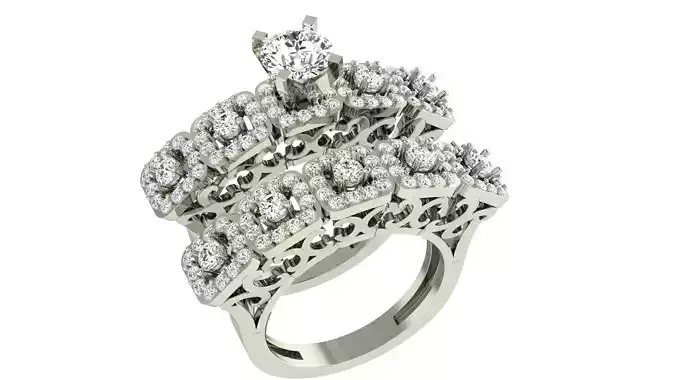 Bridal Set 3dm stl renders details