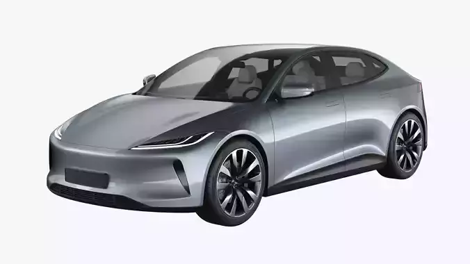 Generic Electric Car 2 3D model
