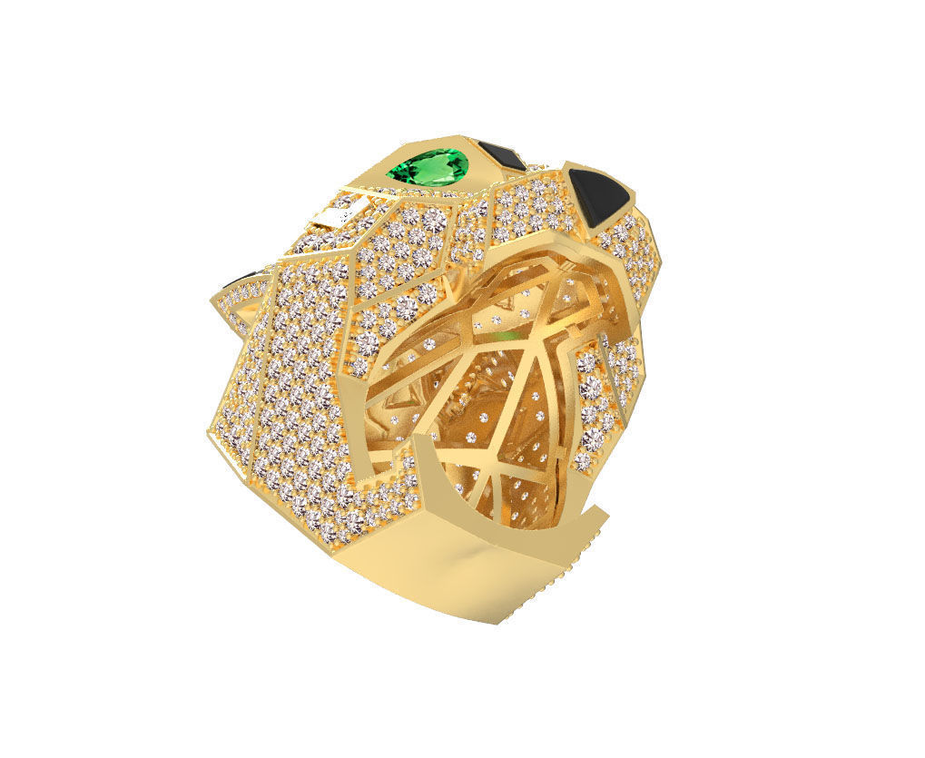 RING PANTHER 3D print model_45