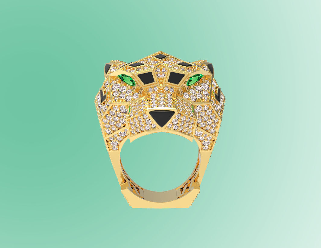 RING PANTHER 3D print model_69
