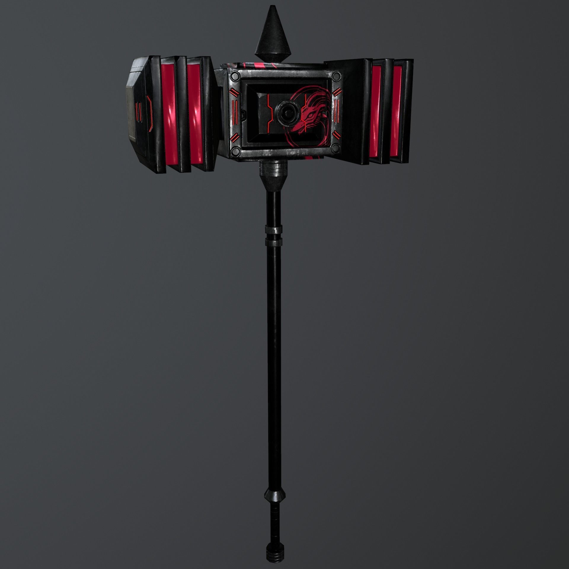 Melee Weapon Pack Sci Fi Design Low-poly 3D model_5