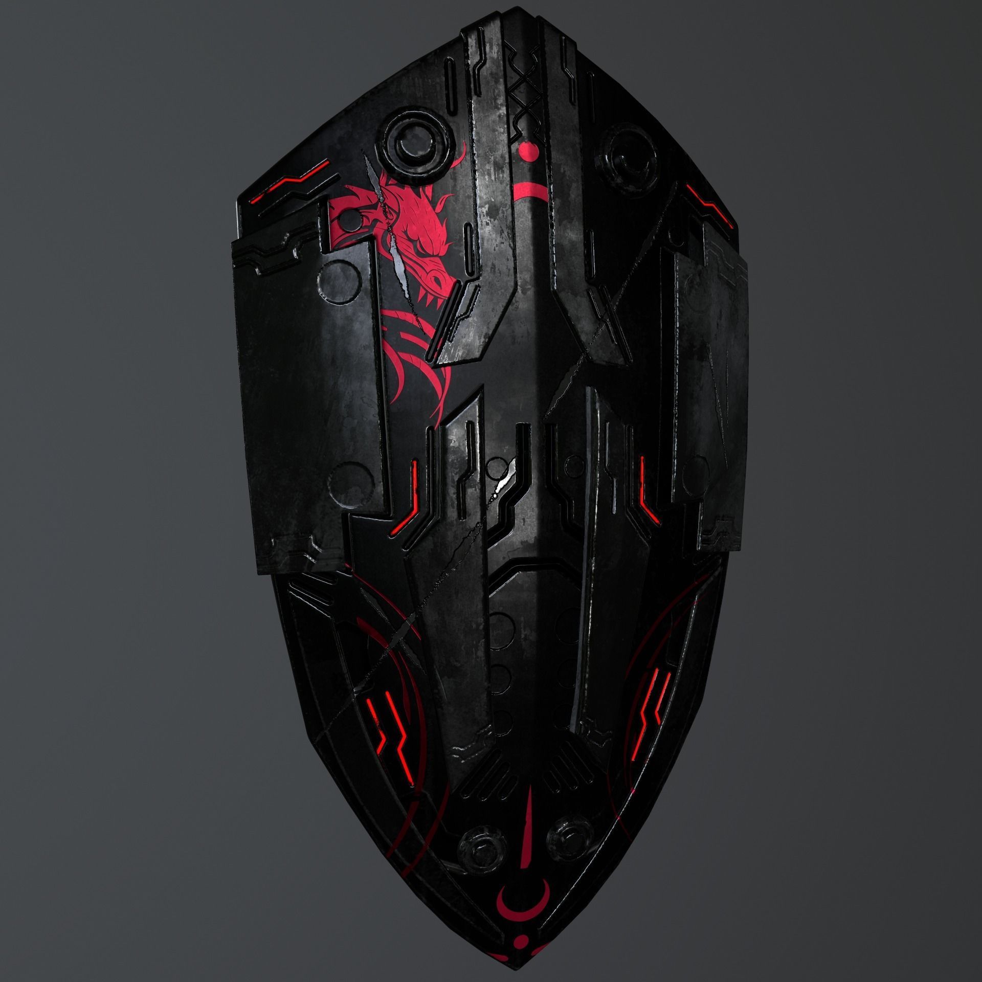 Melee Weapon Pack Sci Fi Design Low-poly 3D model_8