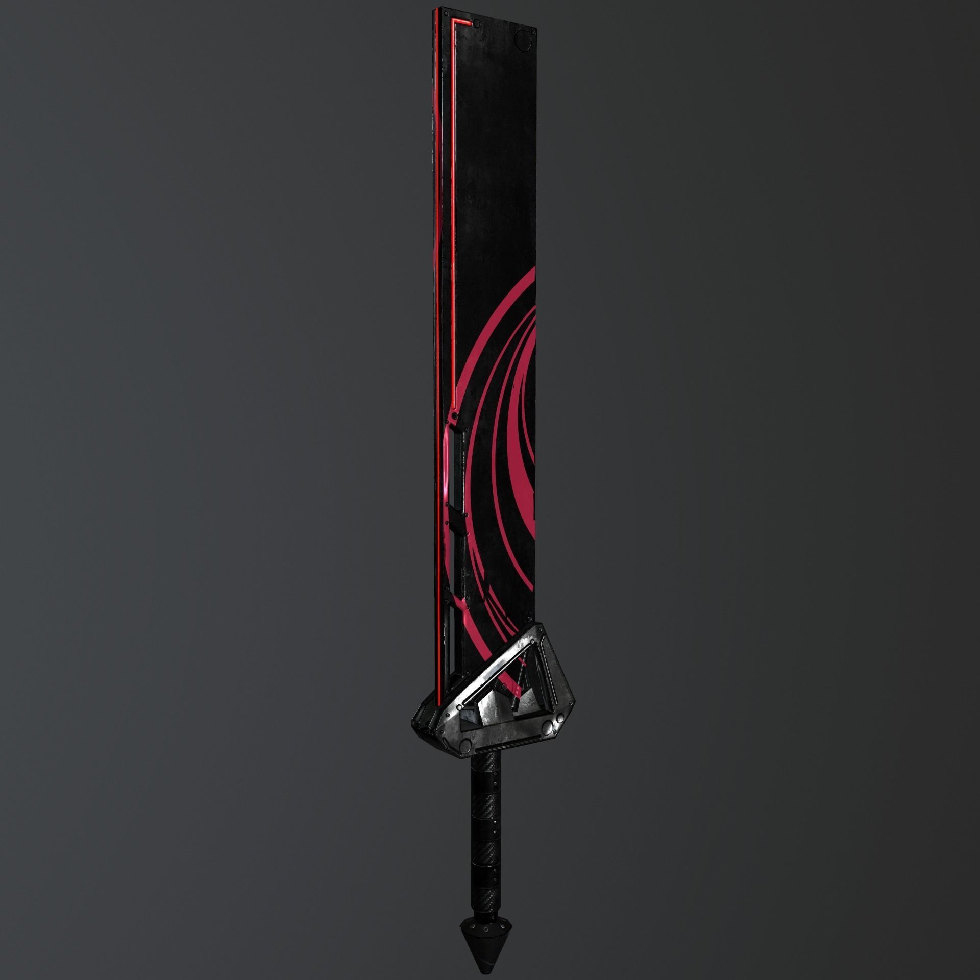 Melee Weapon Pack Sci Fi Design Low-poly 3D model_9