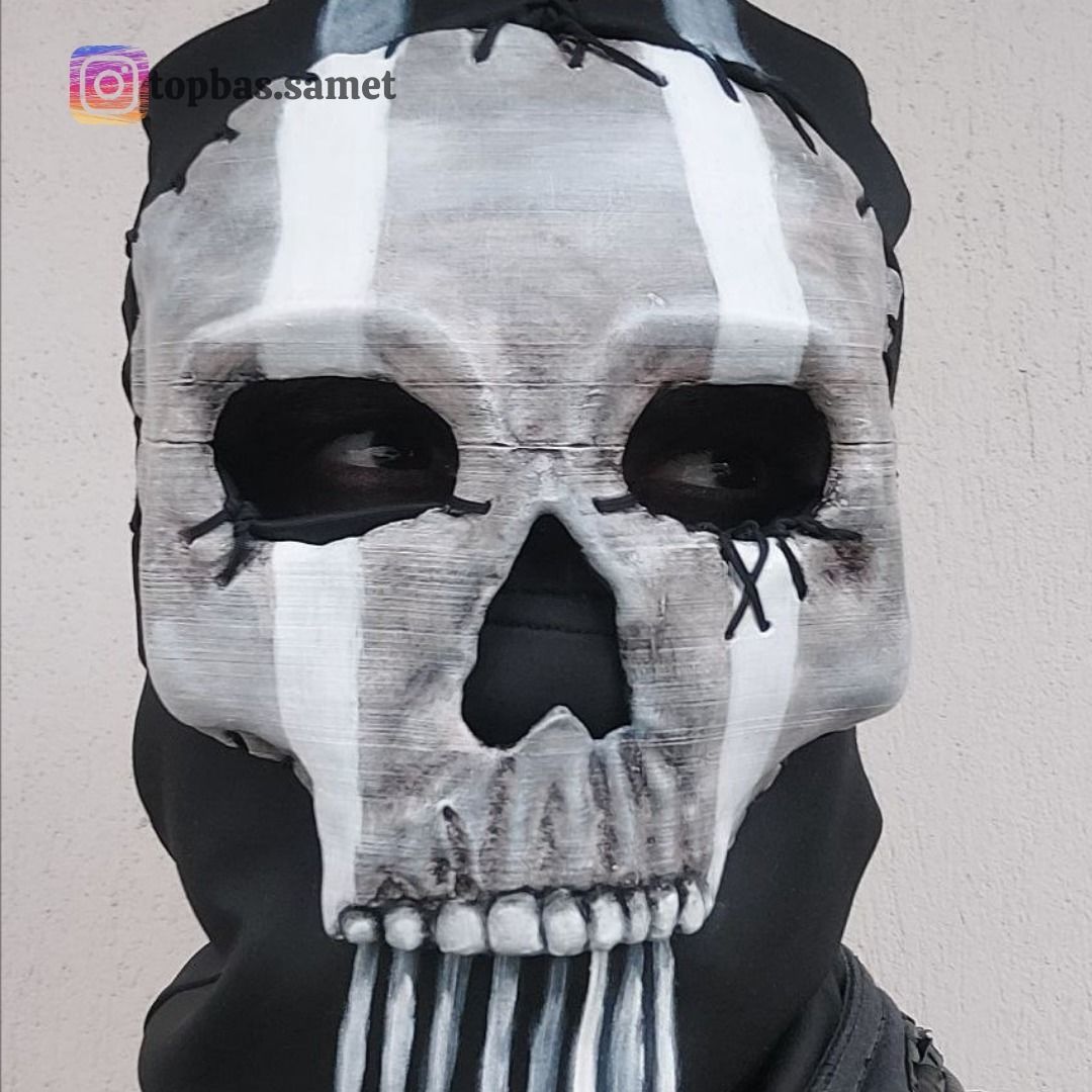 CALL OF DUTY GHOST MASK MOST DETAILED 3D print model_2