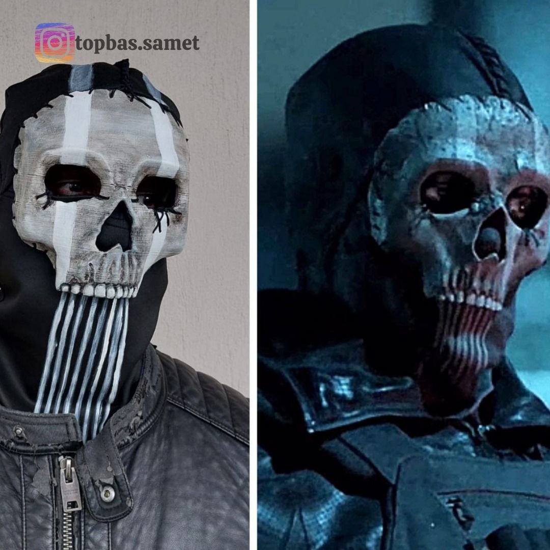 CALL OF DUTY GHOST MASK MOST DETAILED 3D print model_4
