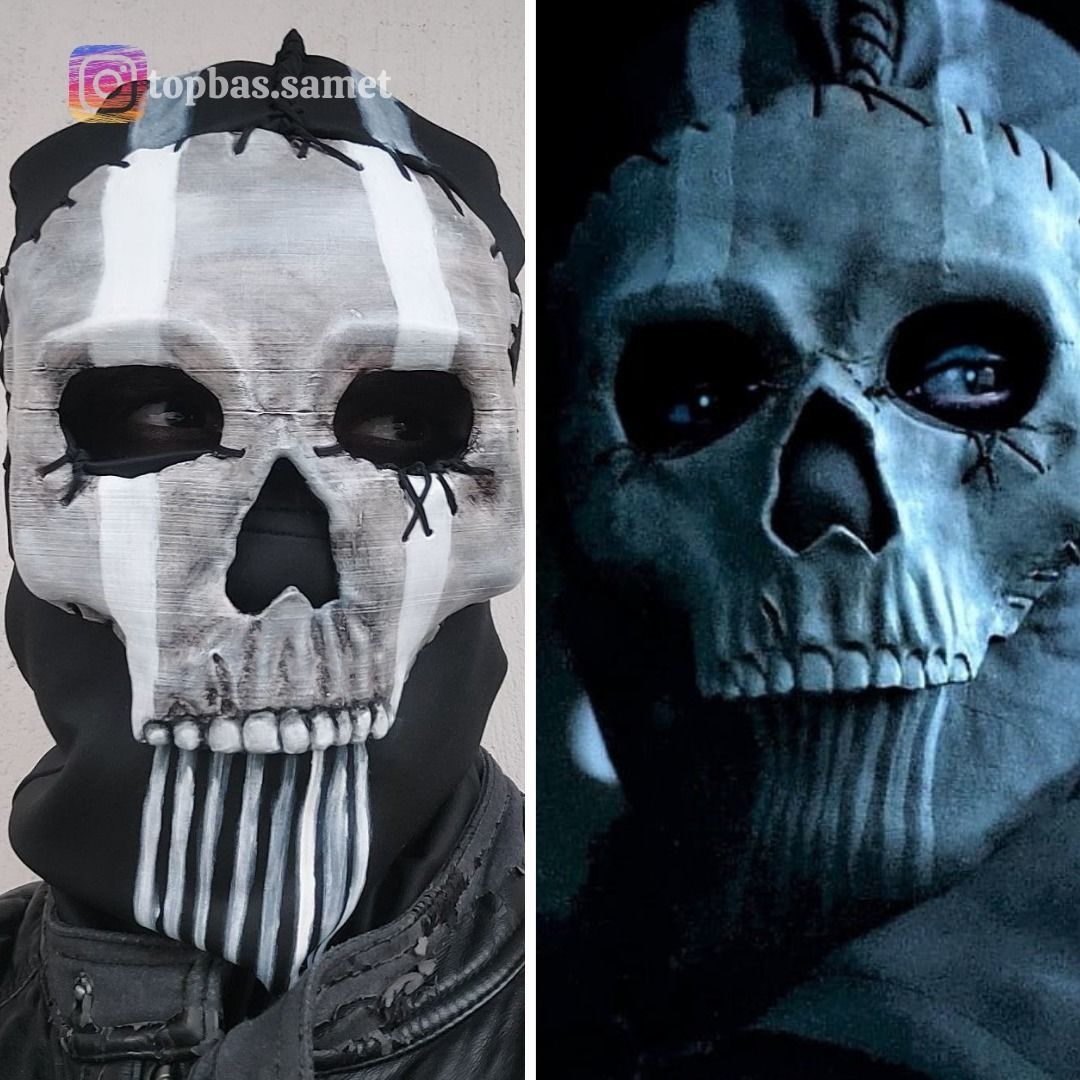 CALL OF DUTY GHOST MASK MOST DETAILED 3D print model_1