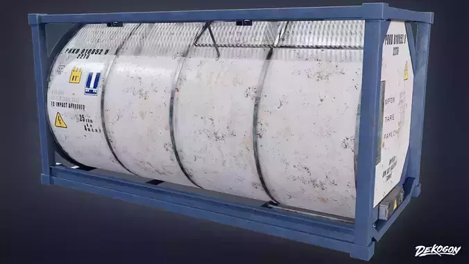 INDUSTRY - Reinforced Tank 01 - LOW POLY