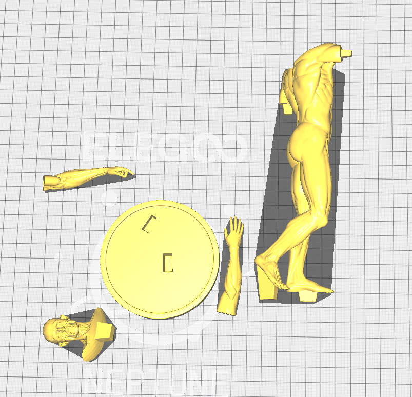 Houdon Ecorche STL model with FBX file 3D print model_1