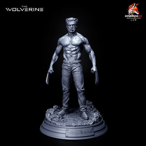 Wolverine - Hugh Jackman  - X - MEN 3D PRINTING 3D print model