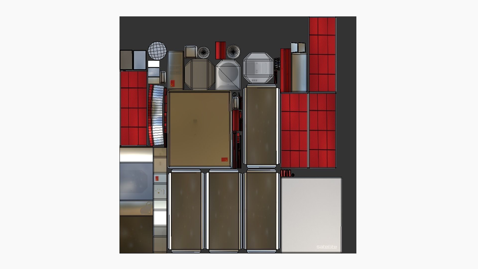 10 Satellite J Collection - SciFi Space Design _73