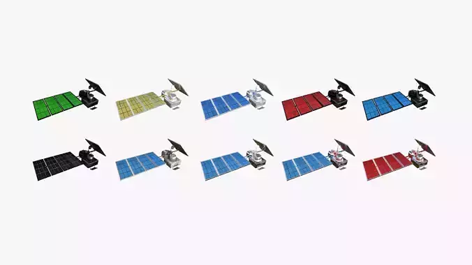 10 Satellite J Collection - SciFi Space Design 