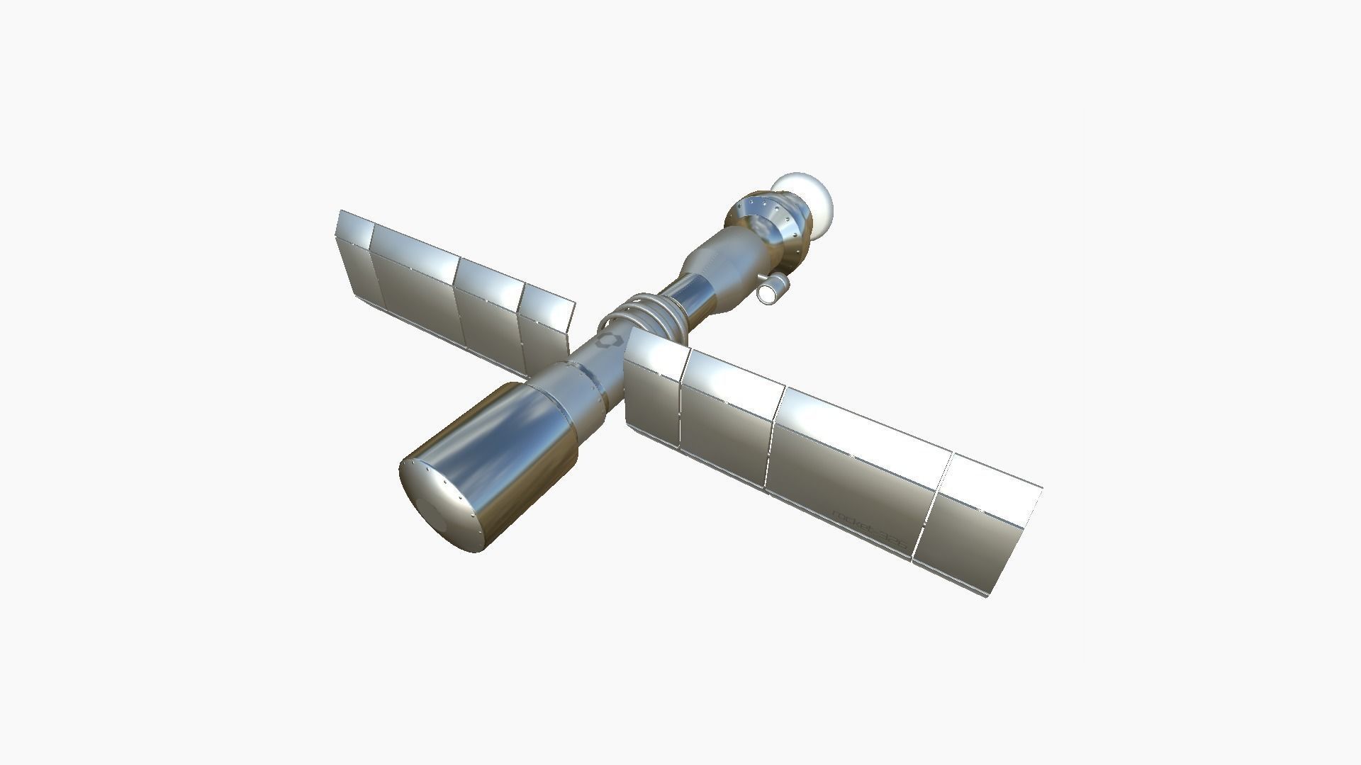 10 Satellites AZ Aluminum Collection - SciFi Space Design _18