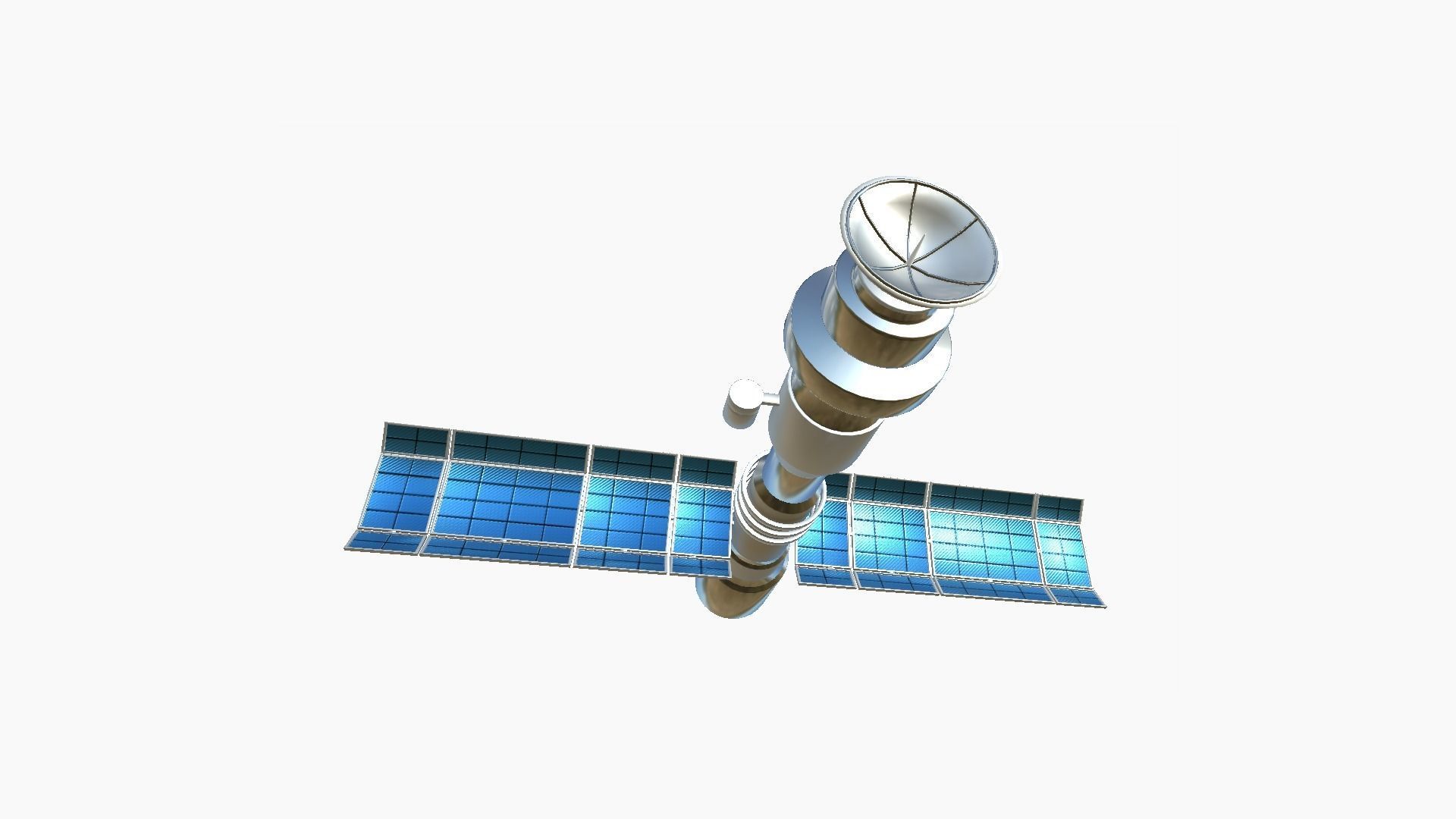 10 Satellites AZ Aluminum Collection - SciFi Space Design _19