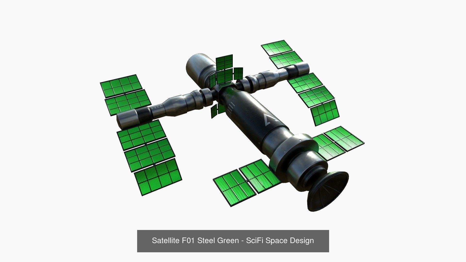 100 Satellites Collection - SciFi Space Design _83