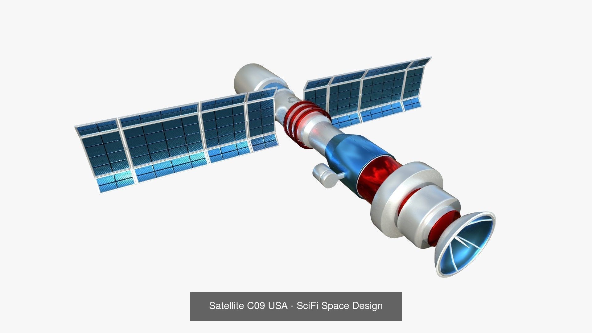 100 Satellites Collection - SciFi Space Design _52