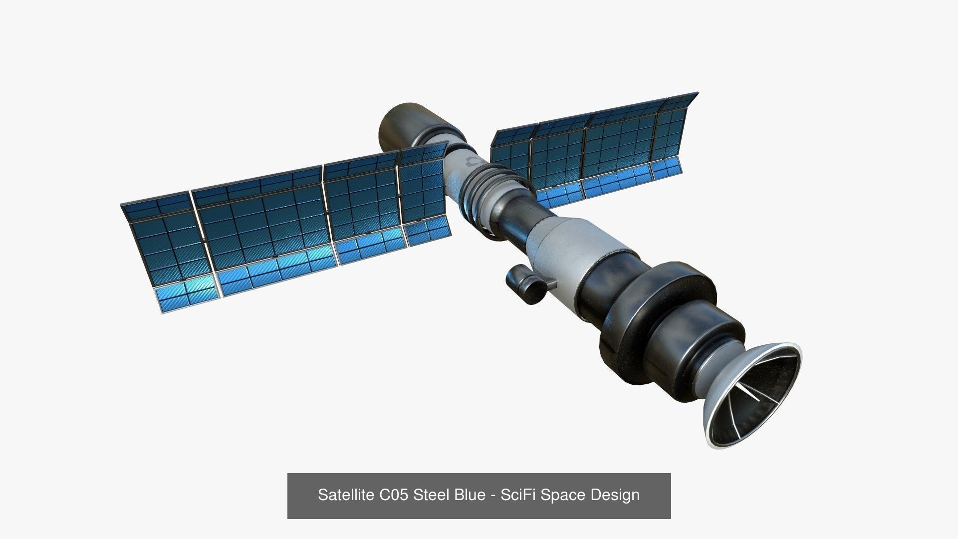100 Satellites Collection - SciFi Space Design _48