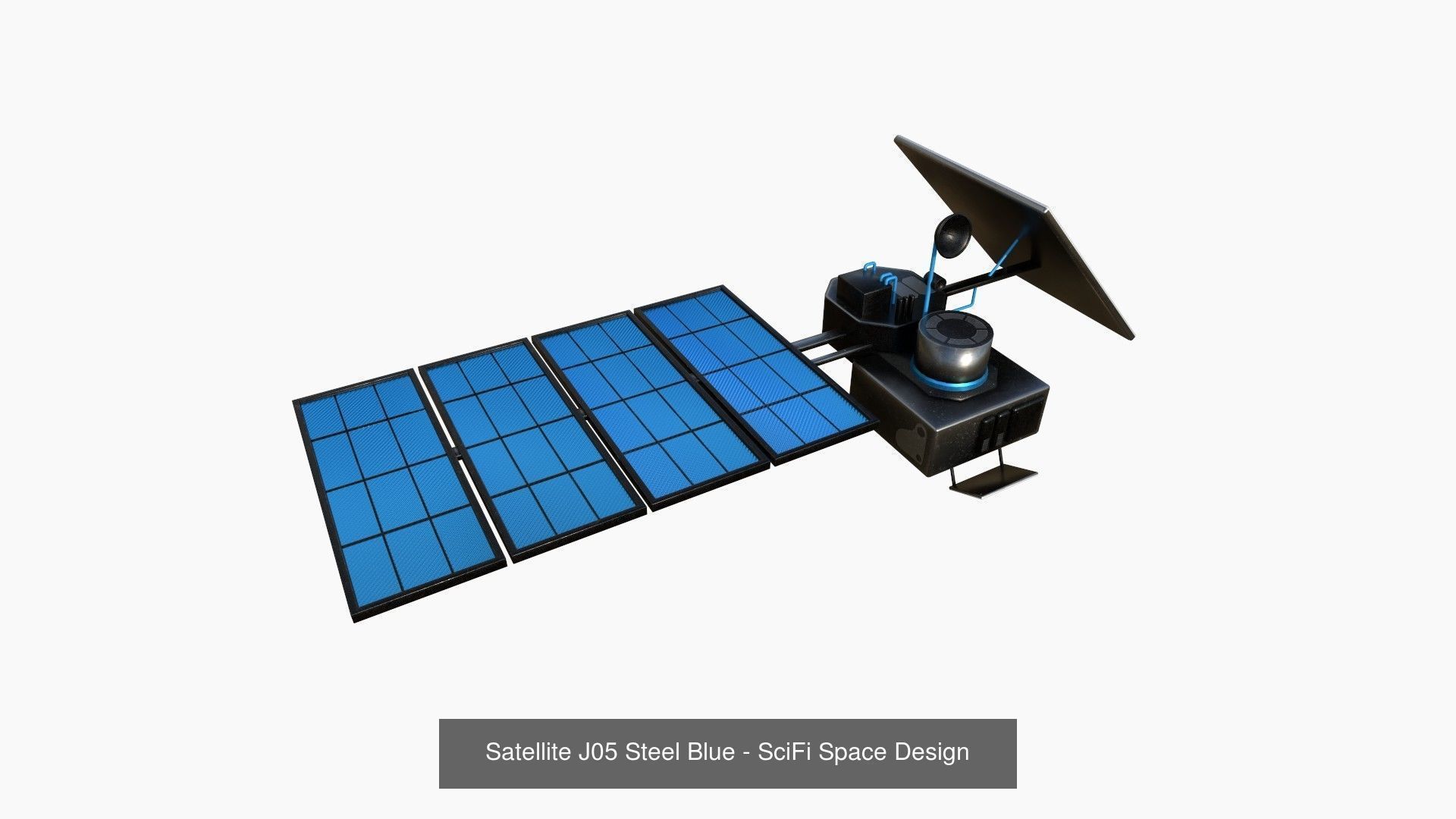 100 Satellites Collection - SciFi Space Design _119