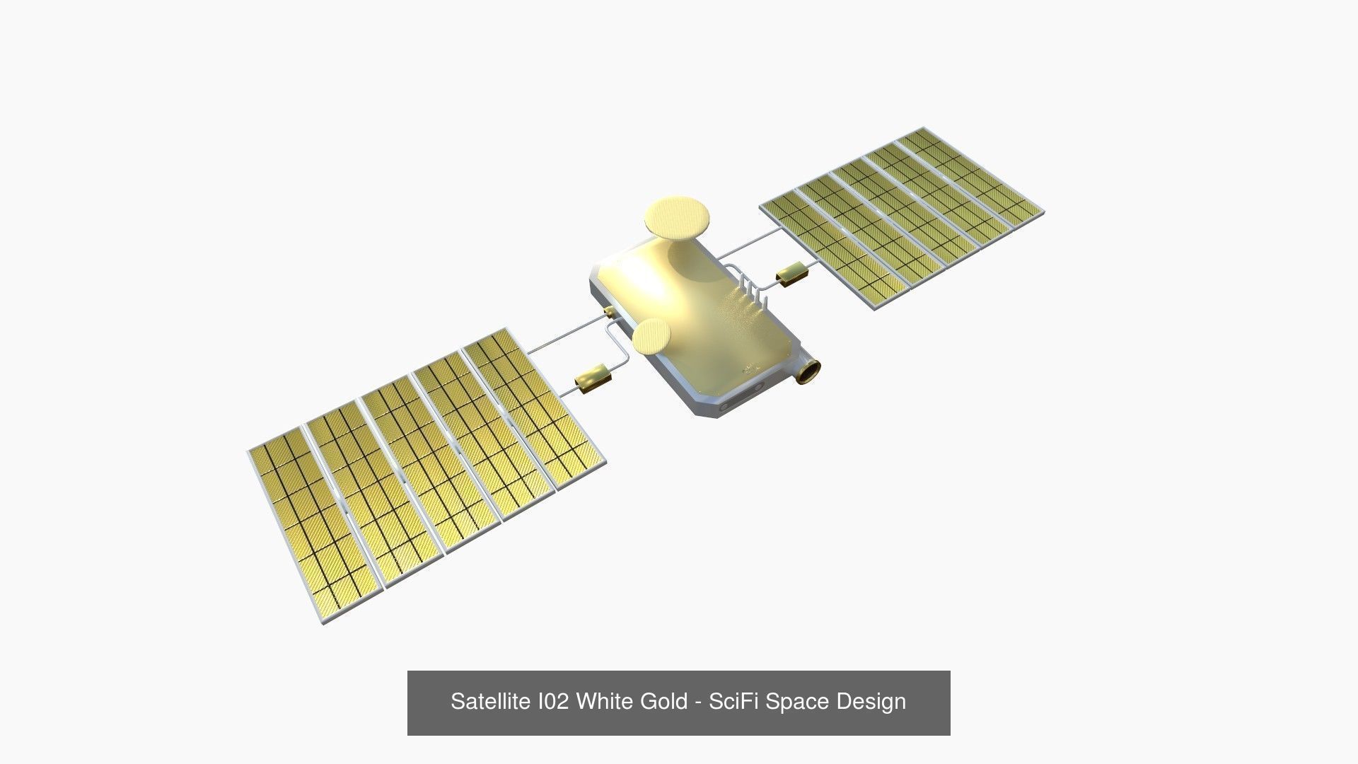 100 Satellites Collection - SciFi Space Design _112