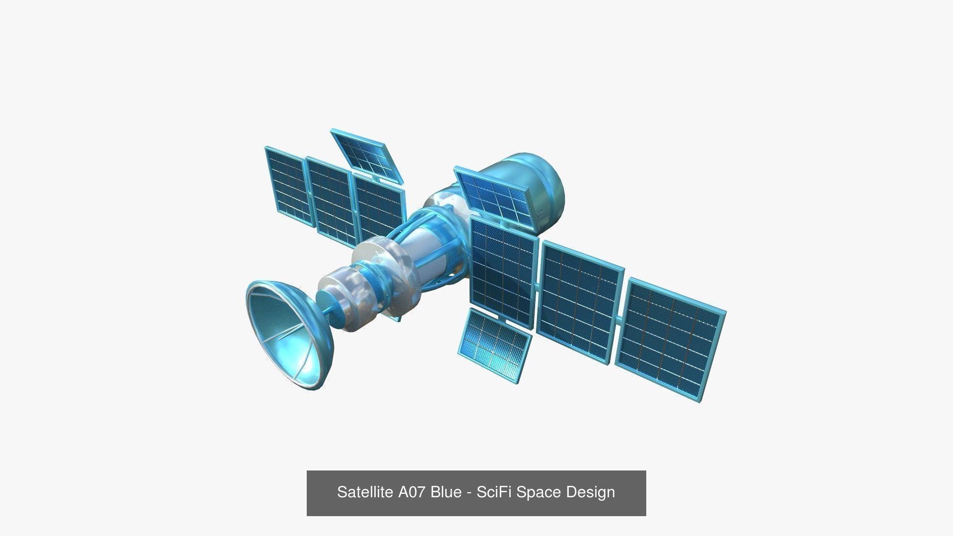 100 Satellites Collection - SciFi Space Design _30