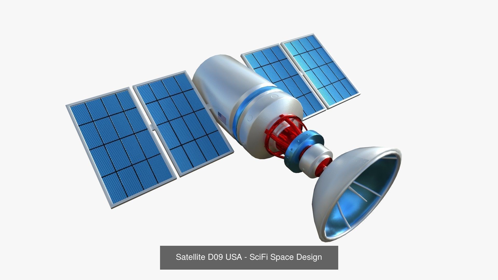 100 Satellites Collection - SciFi Space Design _62