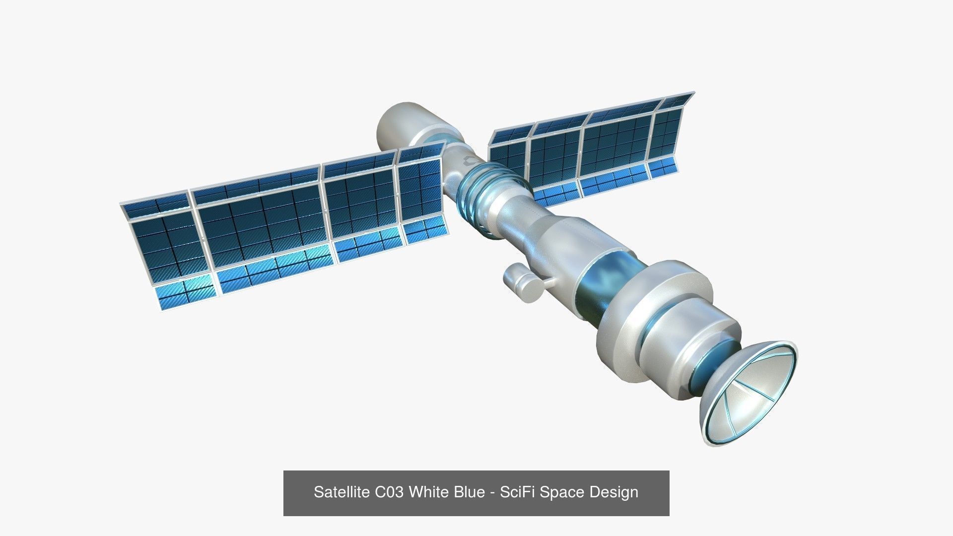 100 Satellites Collection - SciFi Space Design _46