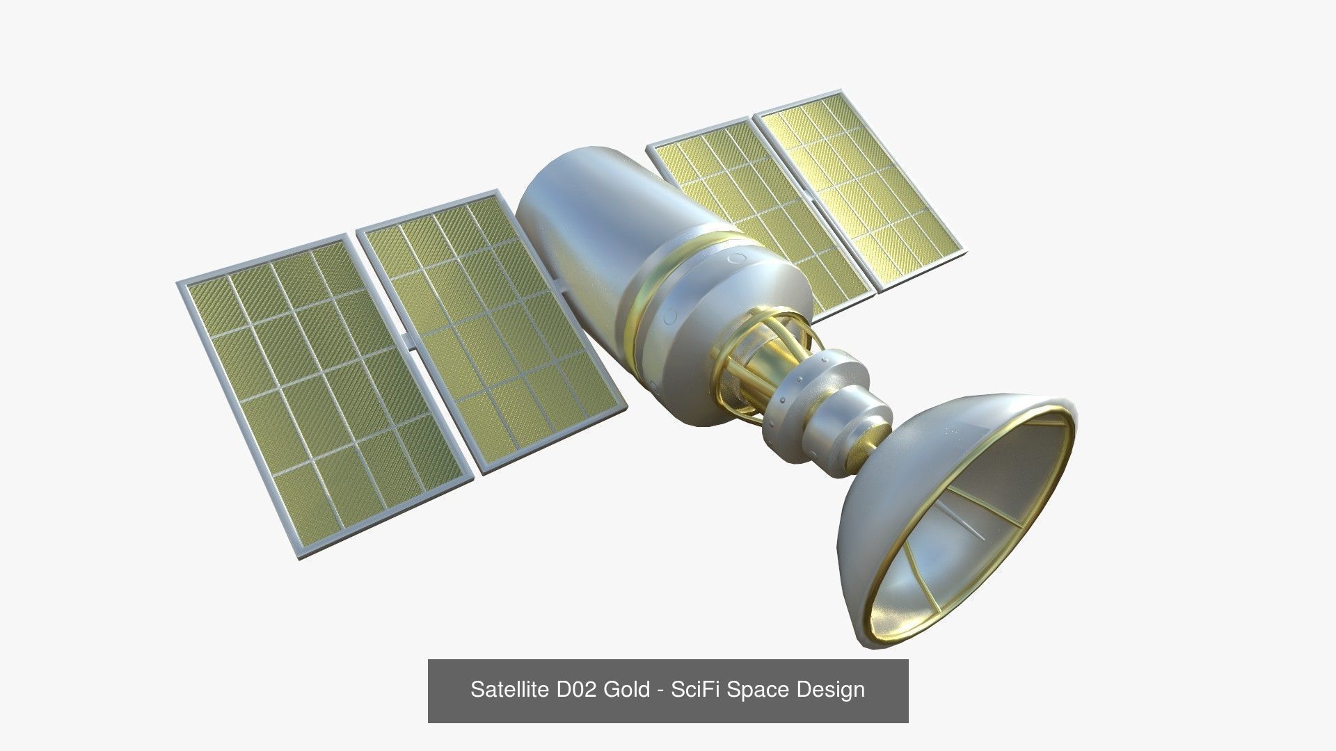 100 Satellites Collection - SciFi Space Design _55