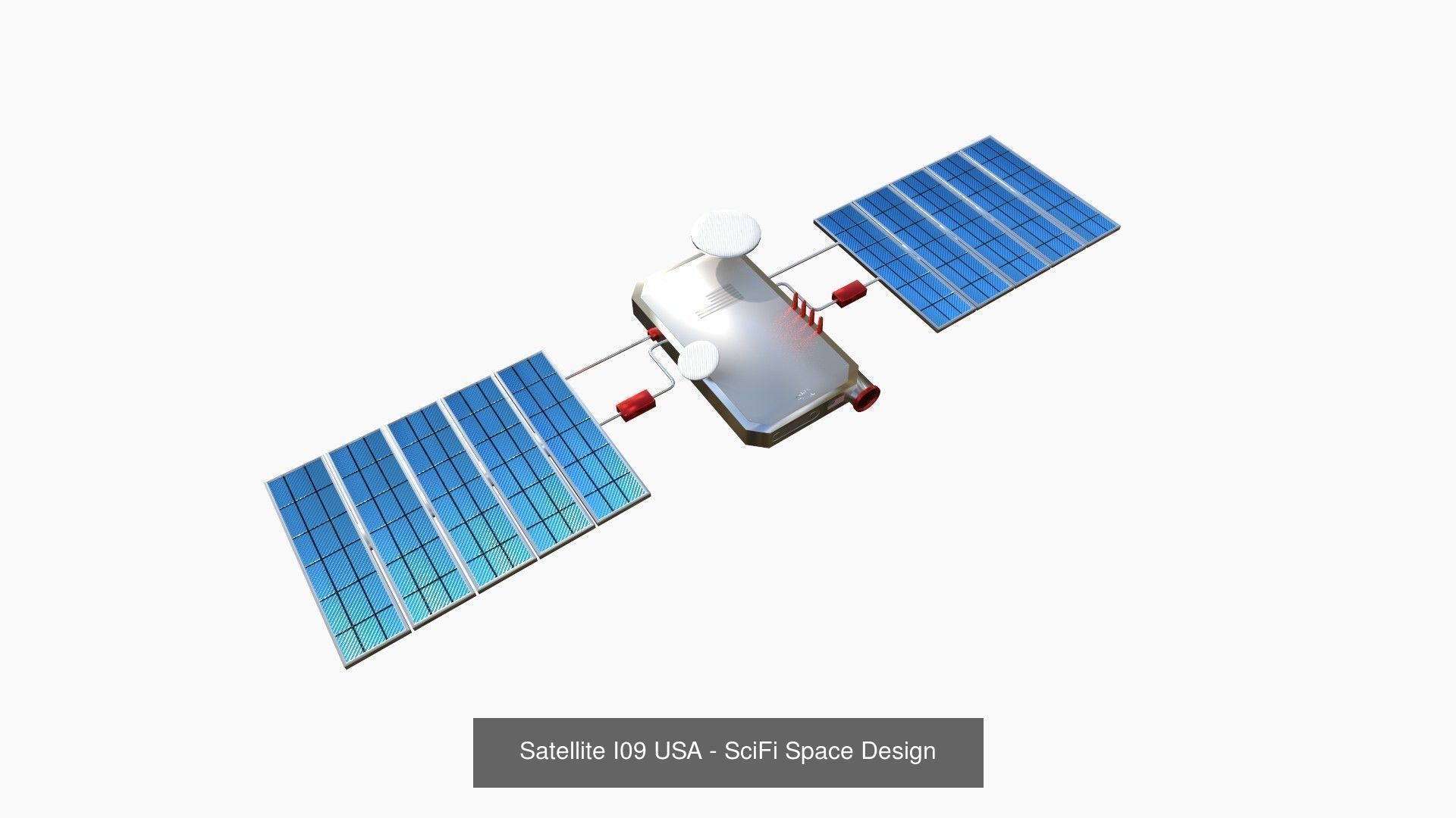 100 Satellites Collection - SciFi Space Design _105