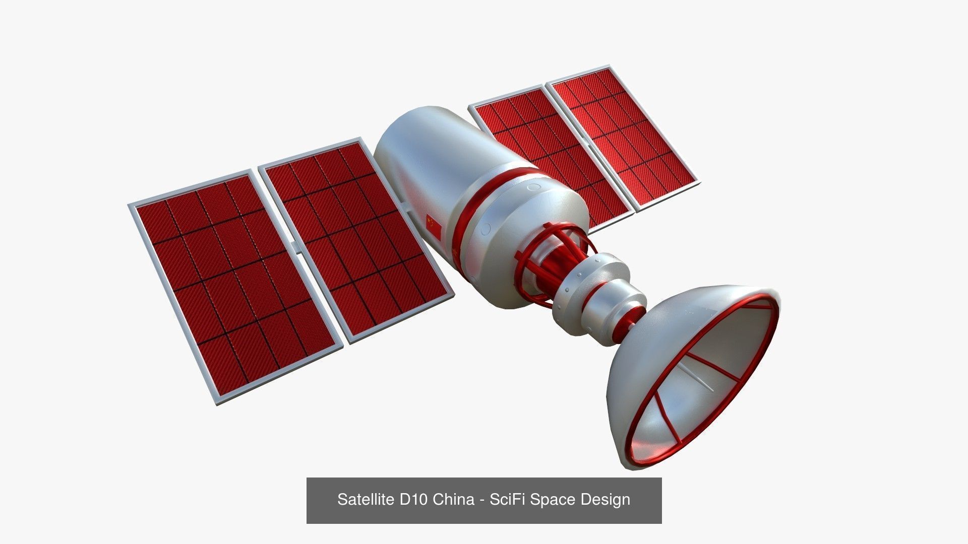 100 Satellites Collection - SciFi Space Design _63