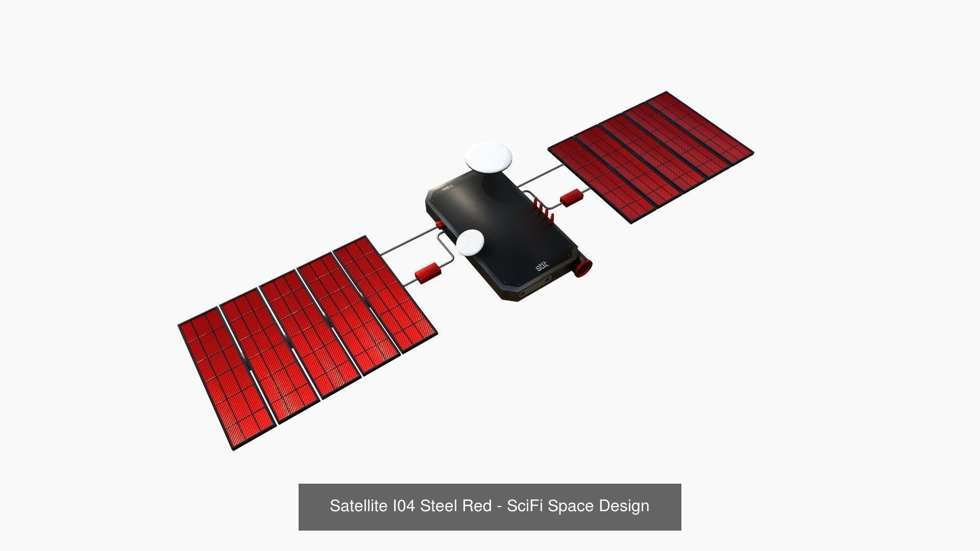 100 Satellites Collection - SciFi Space Design _110