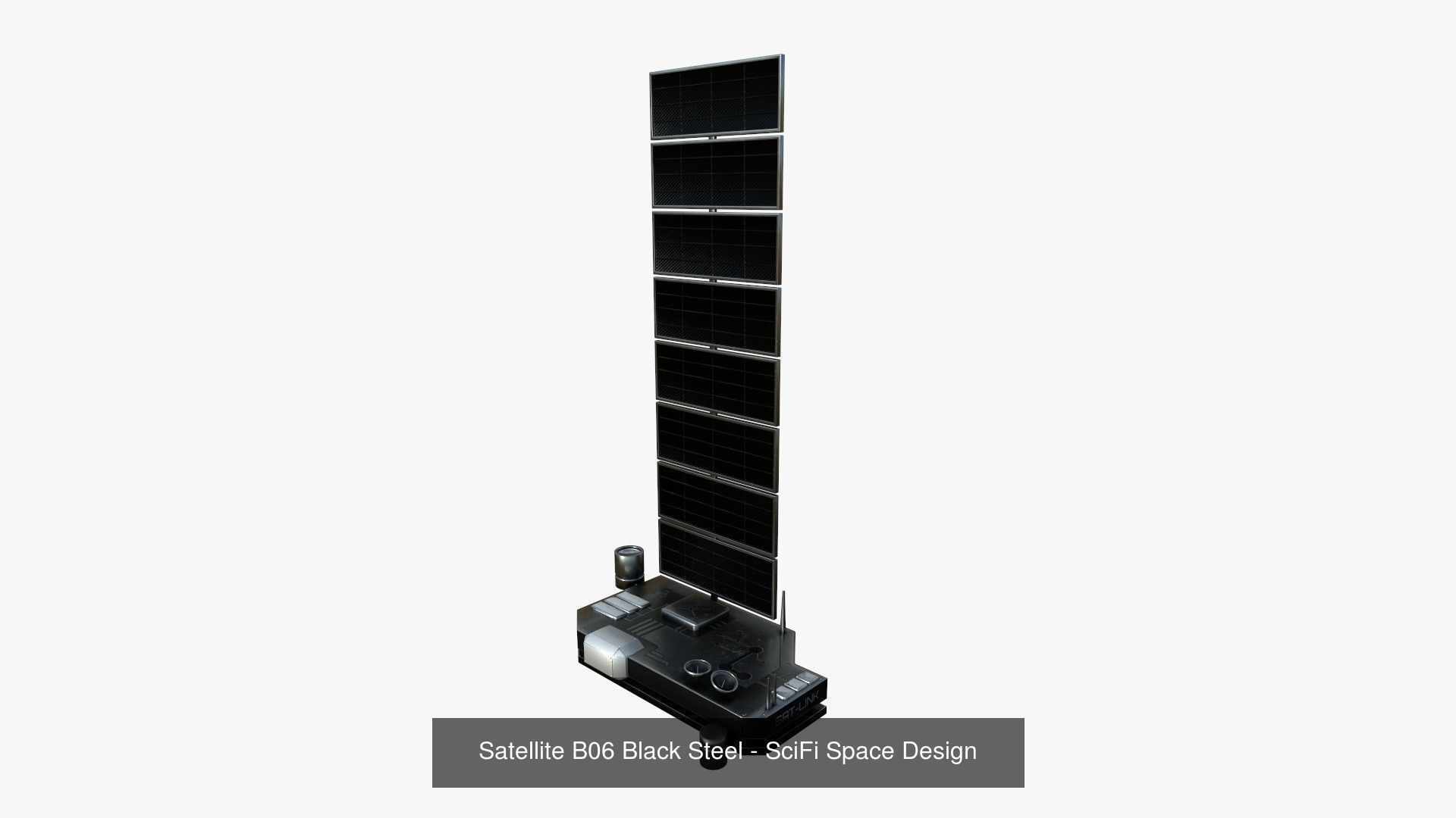 100 Satellites Collection - SciFi Space Design _39