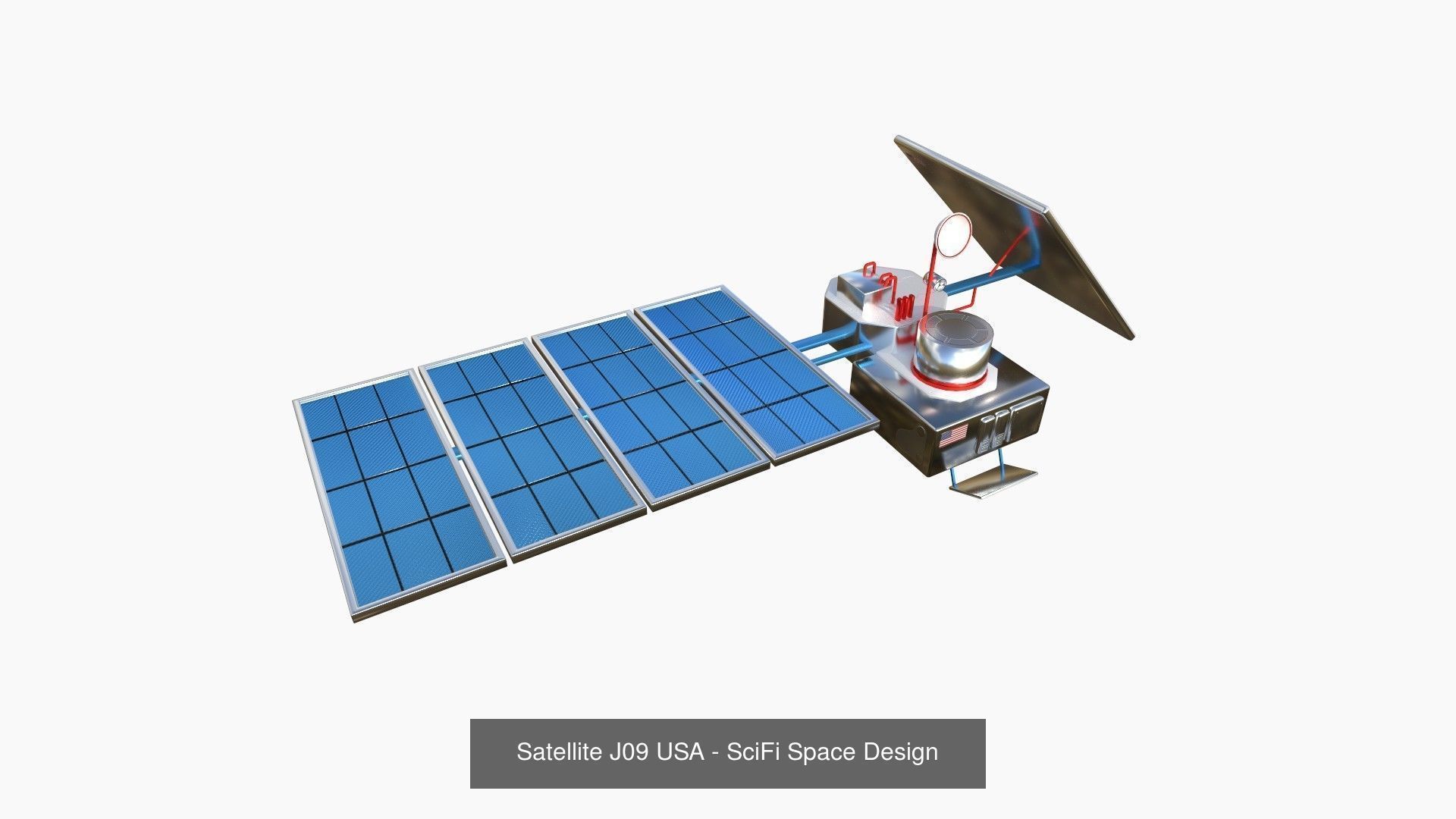 100 Satellites Collection - SciFi Space Design _115