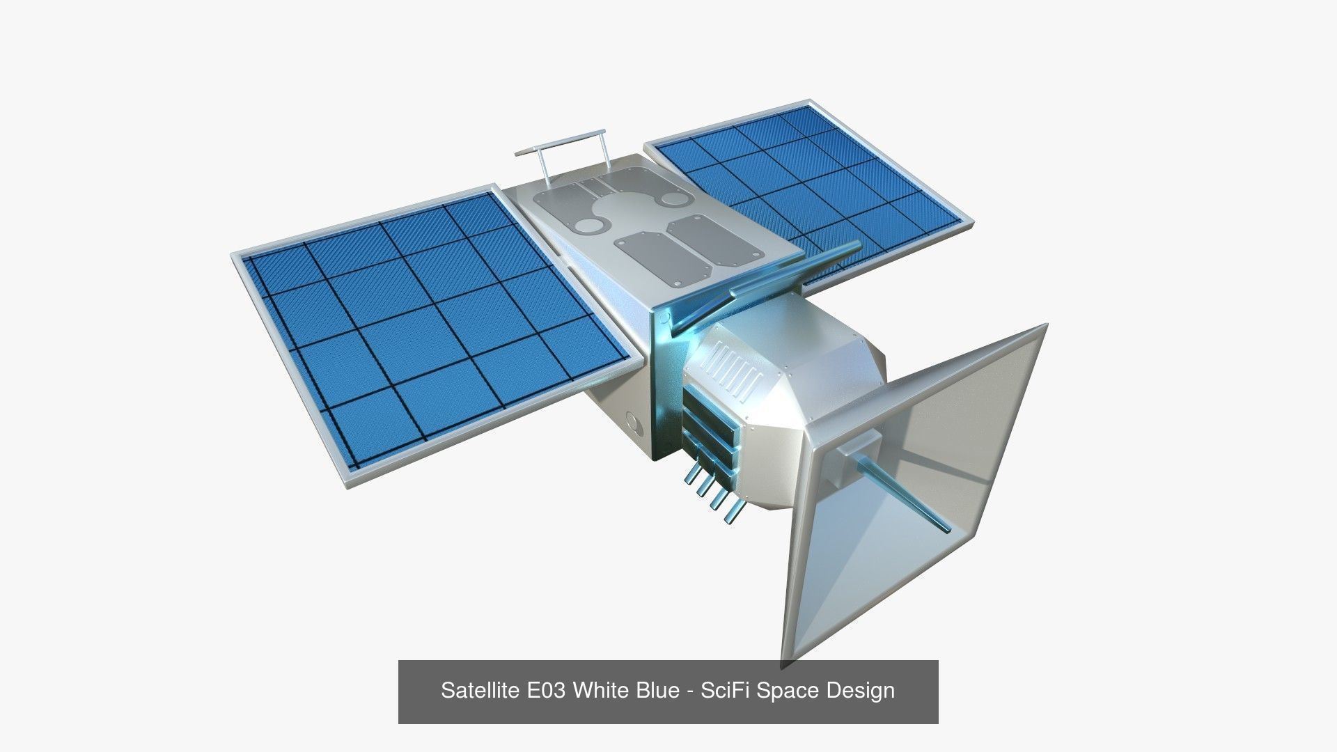 100 Satellites Collection - SciFi Space Design _66