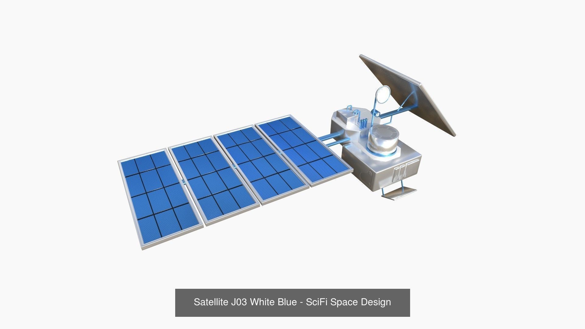 100 Satellites Collection - SciFi Space Design _121