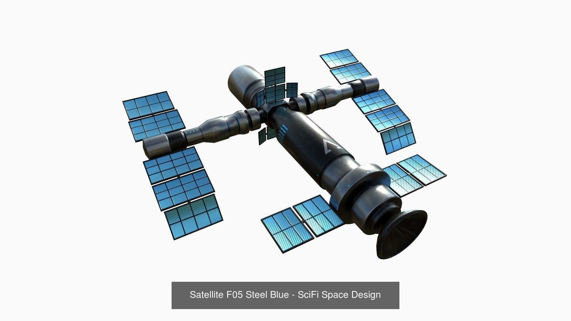100 Satellites Collection - SciFi Space Design _79
