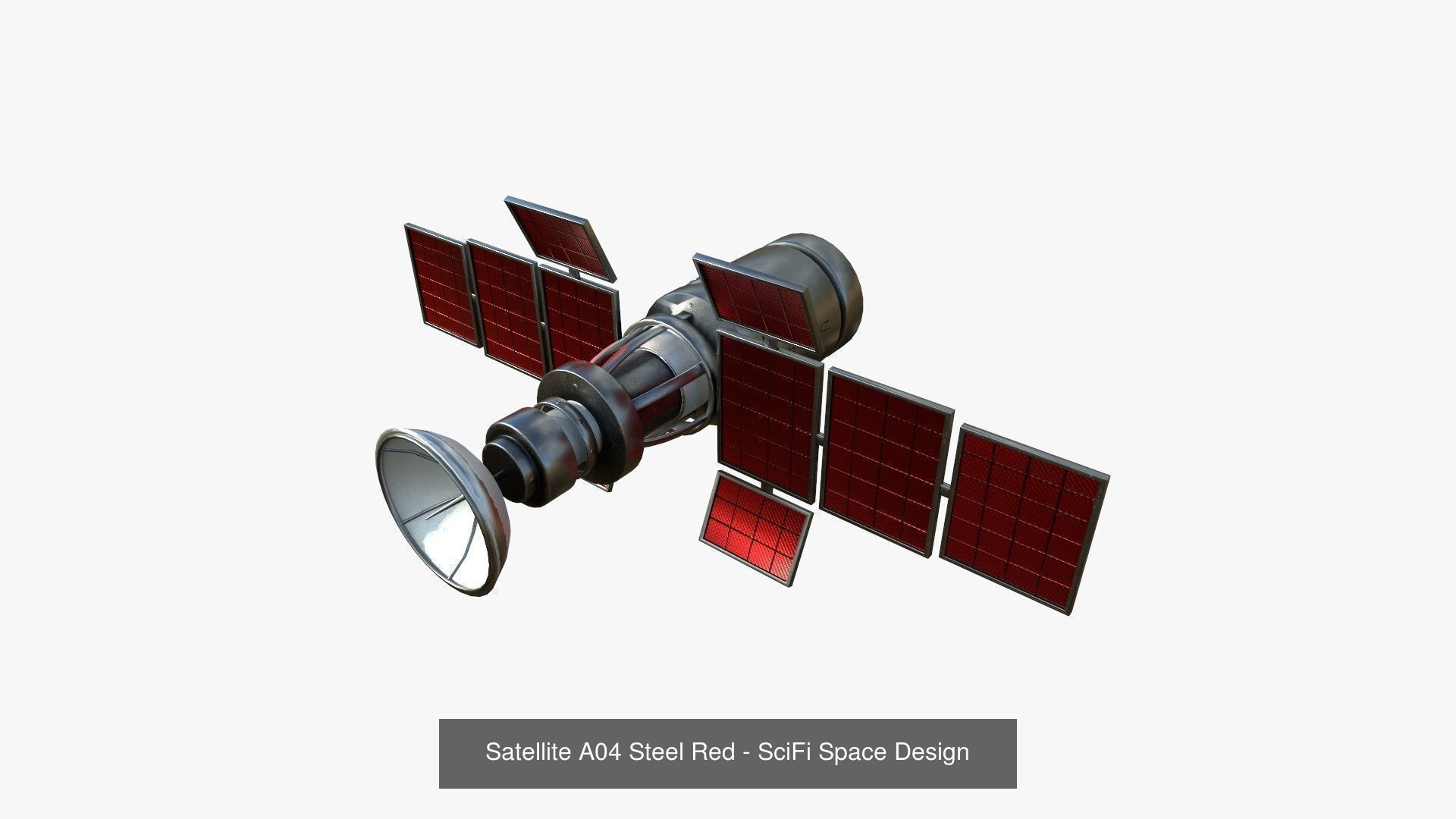 100 Satellites Collection - SciFi Space Design _27