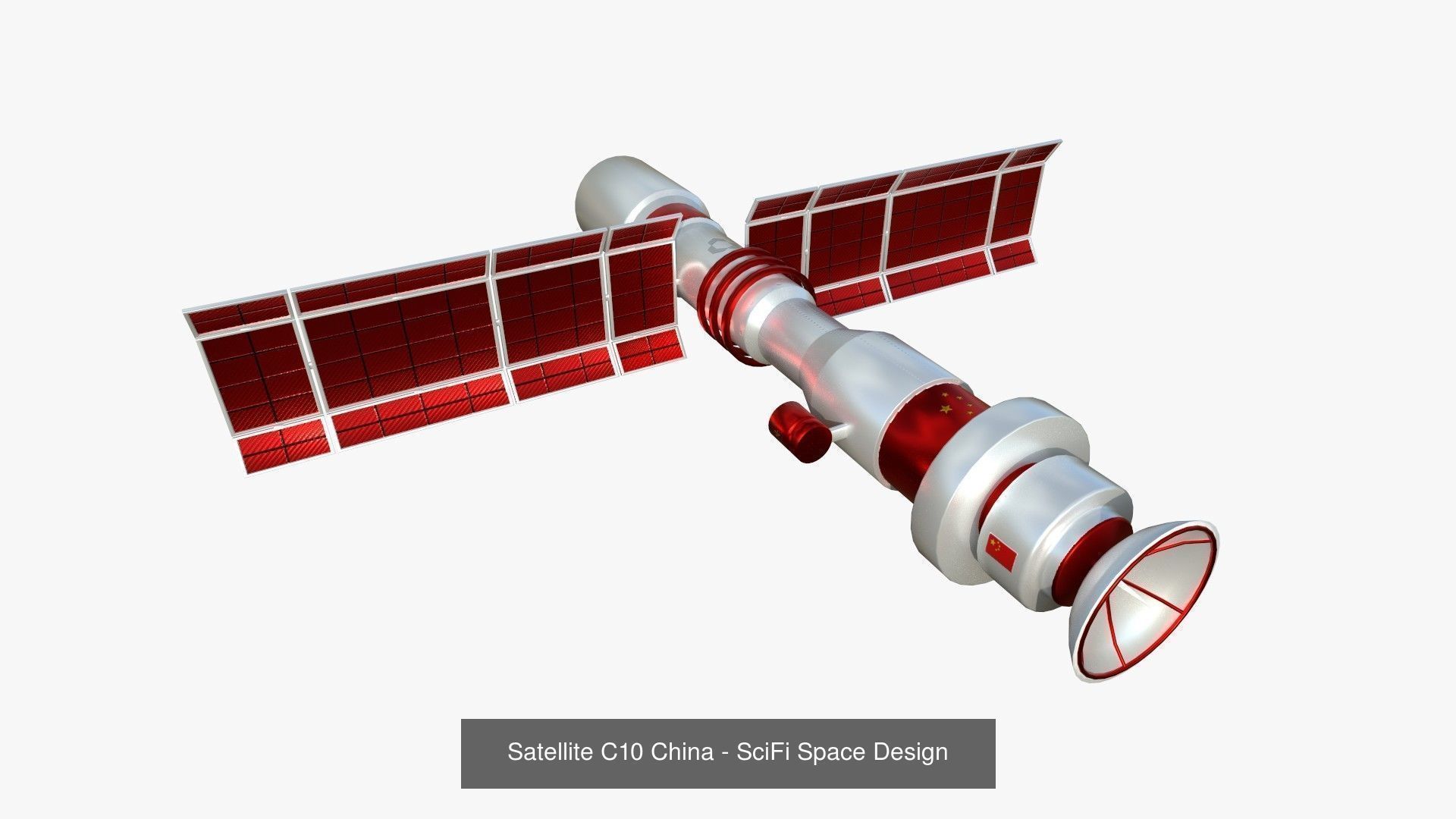100 Satellites Collection - SciFi Space Design _53