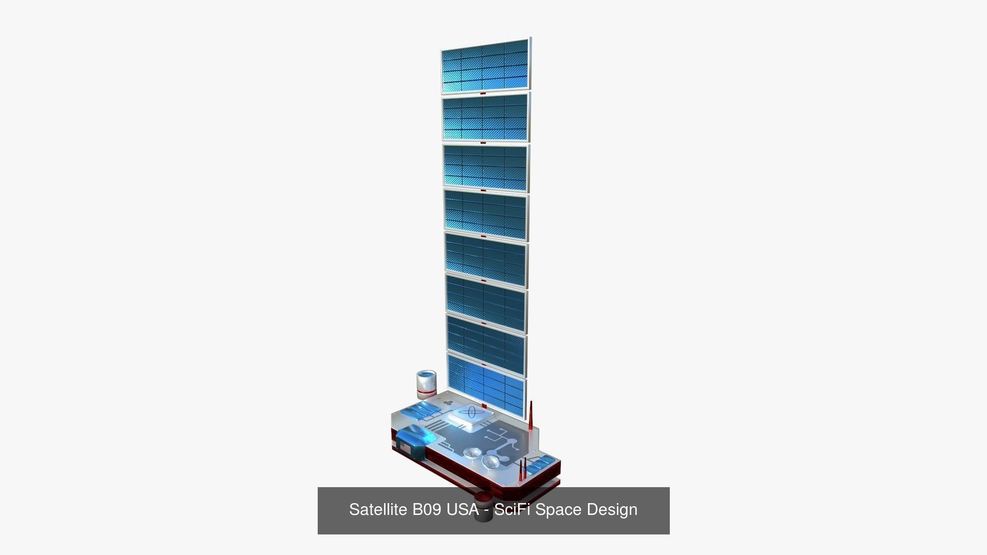 100 Satellites Collection - SciFi Space Design _42