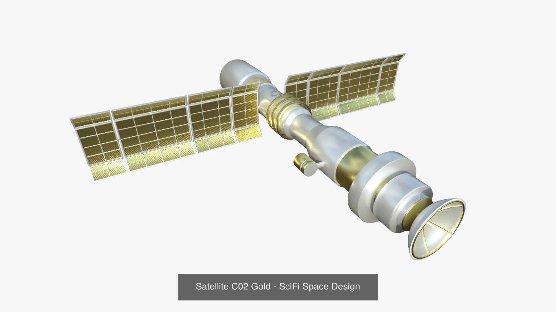 100 Satellites Collection - SciFi Space Design _45