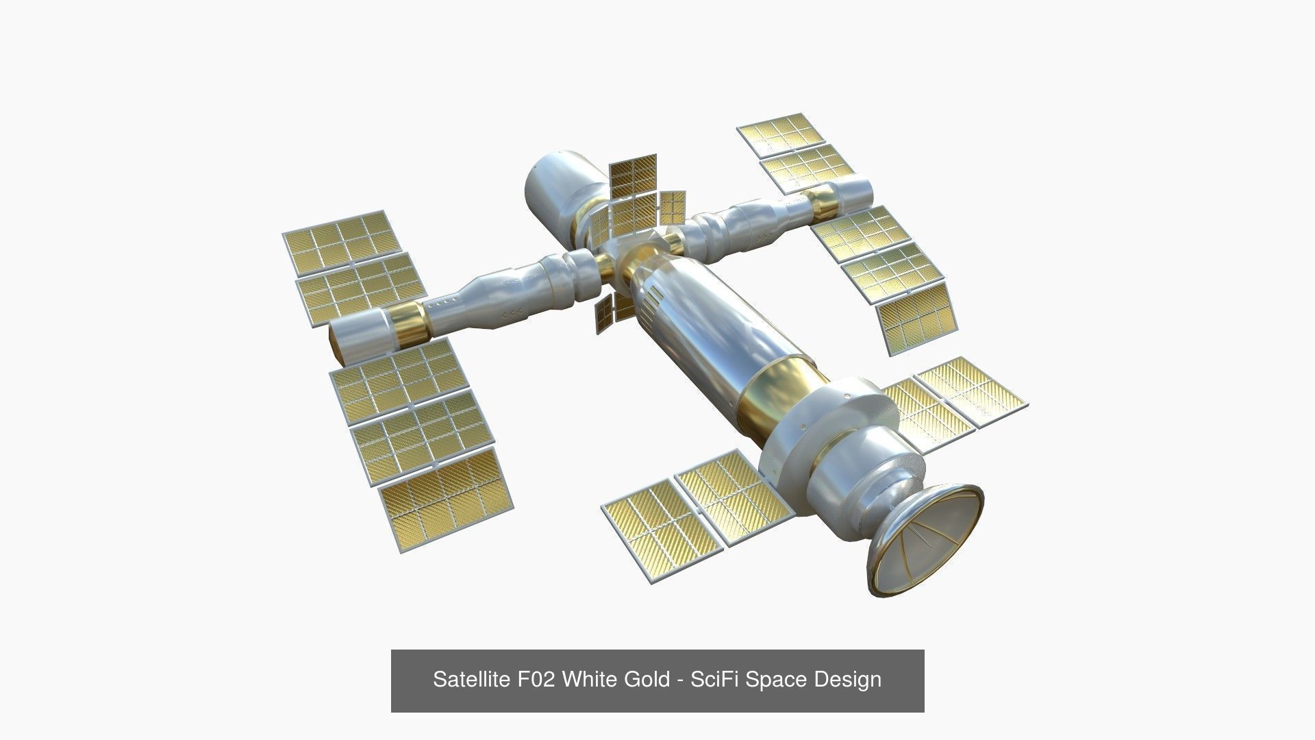 100 Satellites Collection - SciFi Space Design _82
