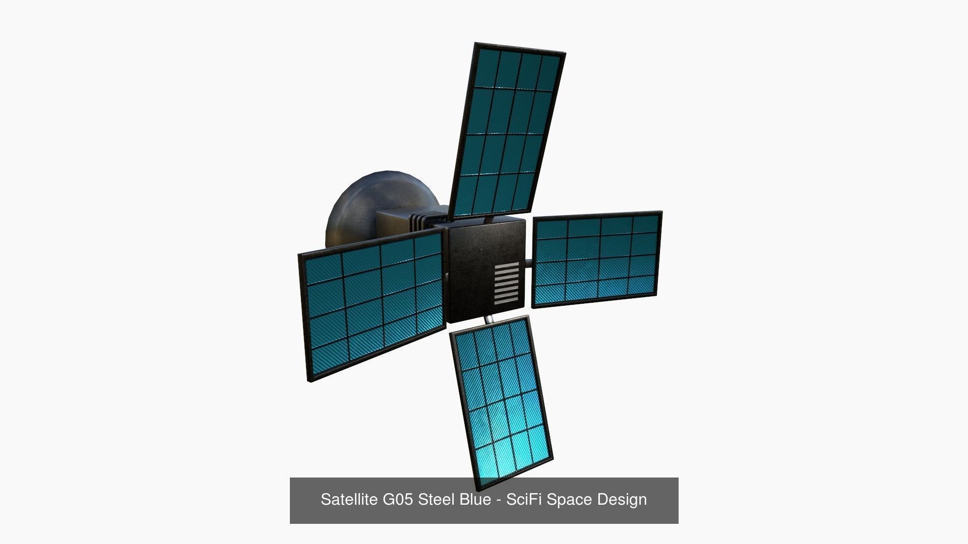 100 Satellites Collection - SciFi Space Design _89