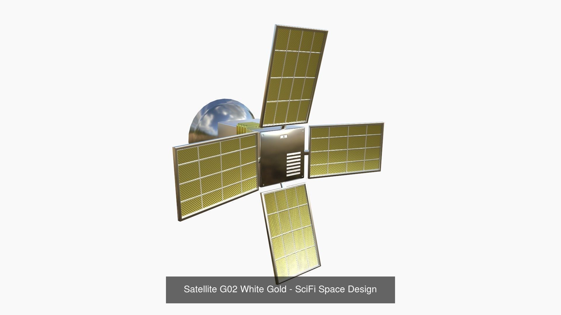 100 Satellites Collection - SciFi Space Design _92