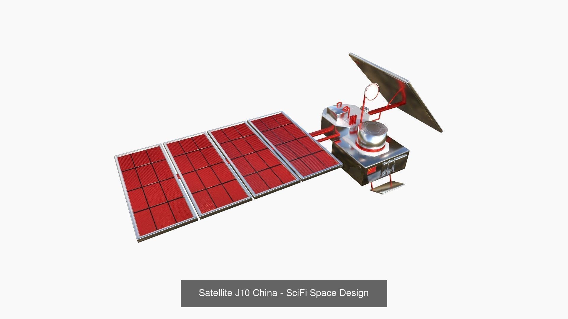 100 Satellites Collection - SciFi Space Design _114