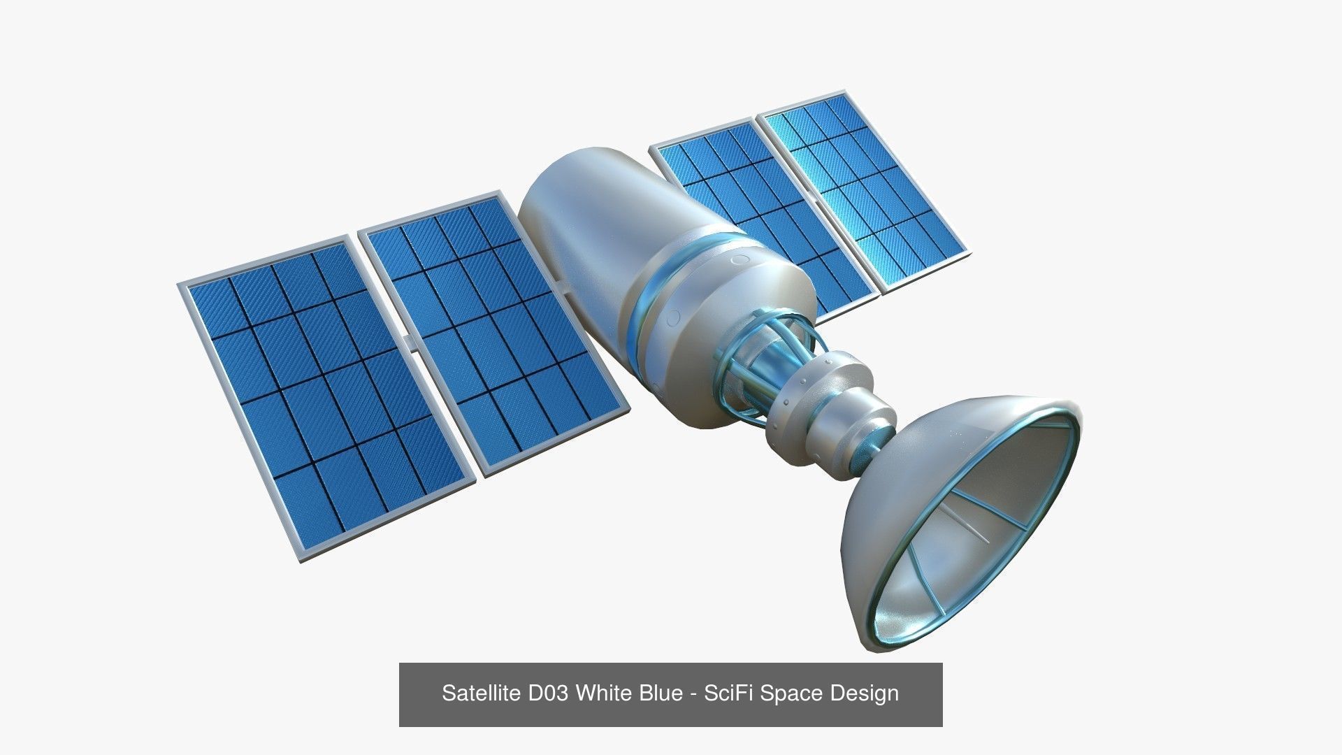 100 Satellites Collection - SciFi Space Design _56